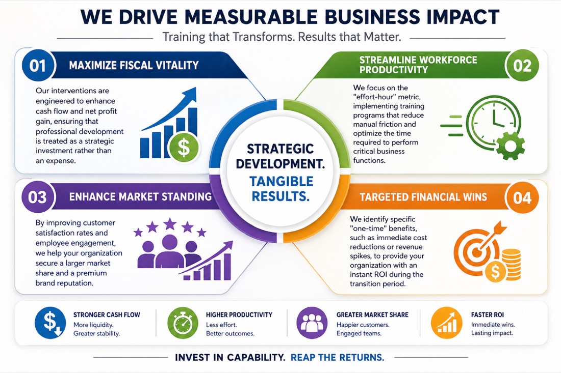We Drive Measurable Business Impact — Maximise Fiscal Vitality, Streamline Workforce Productivity, Enhance Market Standing, Targeted Financial Wins